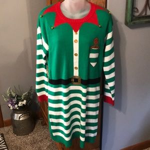 Tiara International Ugly Christmas Dress. Sz Large
